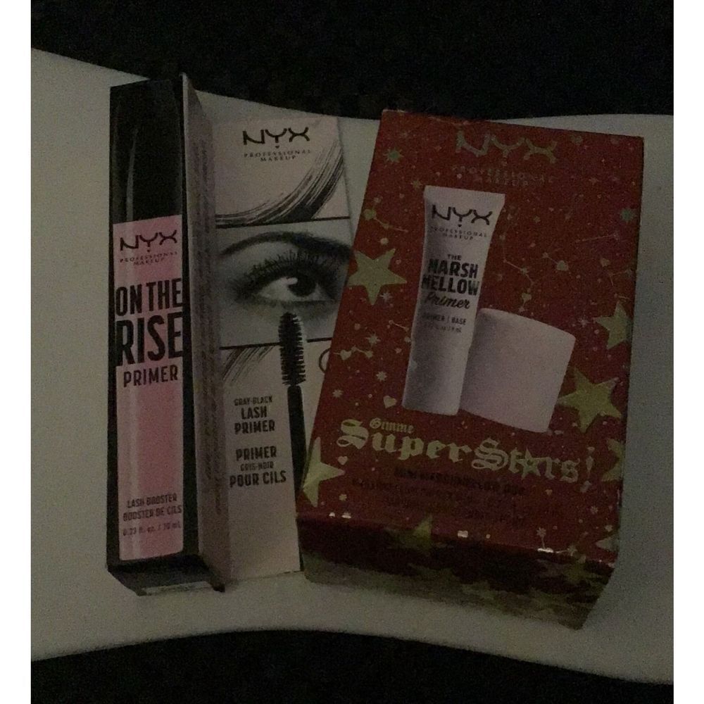 BNIB~NYX Marshmallow w/Blender & On the RiseLash Primer Duo